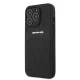 Mercedes-Benz dėklas iPhone 13 / 13 Pro iš odos, juodas