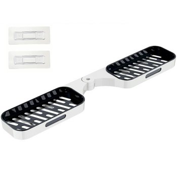 Bathroom and Kitchen Shelf Storage, Black