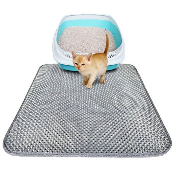 Cat Litter Trapping Mat 40x50 cm, Grey
