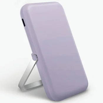 Magnetinė išorinė baterija Uniq Hoveo 5000mAh USB-C 20W PD, violetinė