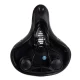 Trizand 00020987 Bicycle Saddle with Suspension and Cover, Black