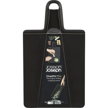 Joseph Joseph Chop2Pot Plus Regular sulankstoma pjaustymo lentelė, juoda