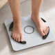 Analitinės vonios svarstyklės su Bluetooth, stiklas, 180 kg, baltos