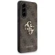 Guess HC 4G PU Big Logo dėklas, skirtas Samsung Galaxy A56 5G, rudas