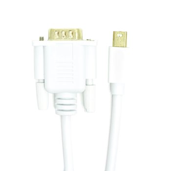 „Mini DisplayPort“ į VGA kabelis (1 m), baltas