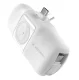 Išorinė baterija Wozinsky WF16-YCS 5000 mAh 15W su USB-C laidu ir Apple Watch įkrovikliu, balta
