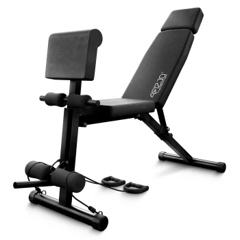 Reguliuojamas sportinis suolas 4Fizjo 1503 PRO, juodas