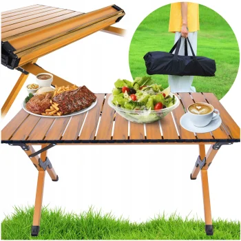 Travel Picnic Folding Table, 90x60cm