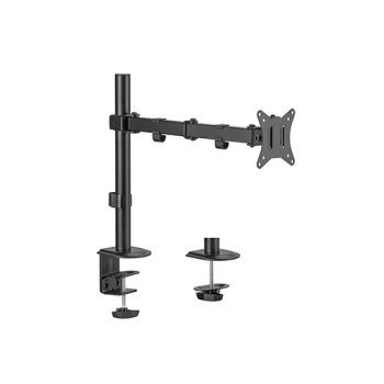 Stalinis monitoriaus laikiklis 17"-32" iki 9kg VESA, juodas