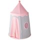 Kids Play Tent Castle, Foldable, Grey/Pink