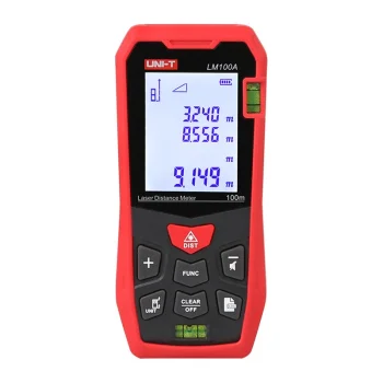 Lazerinis atstumų matuoklis Uni-T LM100A, 100 m