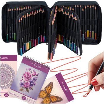 Maaleo 00026519 Drawing Art Set, 120 Colored Pencils