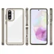 Outer Space Case for Samsung Galaxy A26 with Flexible Frame, Semi-Transparent Black