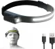 LED galvos žibintuvėlis su judesio jutikliu WLCHL03, USB-C, juodas