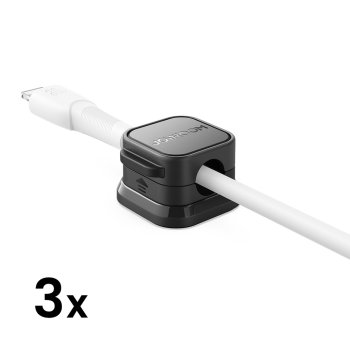 Magnetic Cable Organizer Joyroom JR-ZS368 3 Pcs Black