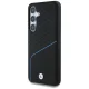 BMW Leather Textured and Smooth MagSafe dėklas skirtas Samsung Galaxy S25, juodas