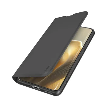 Atverčiamasis dėklas SBS Wallet Smooth skirtas Motorola Edge 60 Pro, juodas