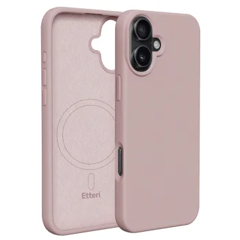 Etteri Silicone Mag dėklas Apple iPhone 16 Plus 6.7" šviesiai rožinis