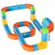 Magnetic Building Blocks - Racing Track and Trains, 100 Pieces