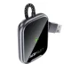 Belaidis automobilinis adapteris Acefast QC1 CarPlay ir Android Auto, pilkas