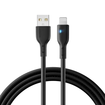 Joyroom Premium Series A13 USB-A to Lightning Cable, 2.4A, 2m, Black