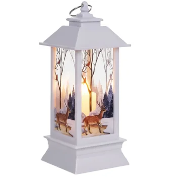 Ruhhy 26753 White Christmas LED Lantern