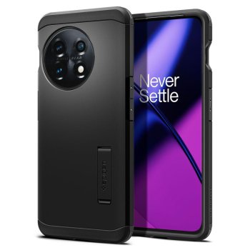 Spigen Tough Armor dėklas OnePlus 11 5G telefonui, juodas
