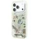 Karl Lagerfeld Liquid Glitter Beach & Sand dėklas iPhone 17 Pro / 18 Pro, smėlio spalvos