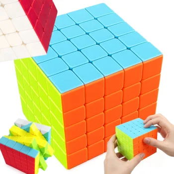 Loginis galvosūkis kubas 5x5 Speed Cube, įvairiaspalvis