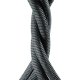 Baseus Crystal Shine USB-A į Lightning laidas, 1.2m, 2.4A, juodas
