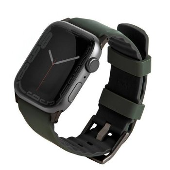 Uniq Linus dirželis Apple Watch 42/44/45/49mm, žalias