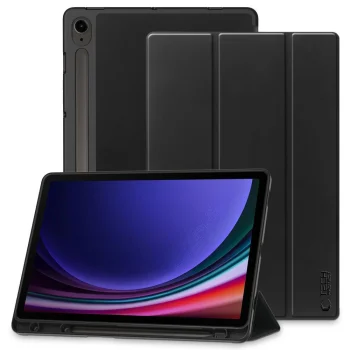 Tech-Protect SC Pen dėklas, skirtas Samsung Galaxy Tab S9 FE 10.9", Juodas
