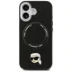 Karl Lagerfeld Karl Pin MagSafe dėklas, skirtas iPhone 17, juodas