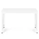 Modernhome rašomasis stalas 120x60 cm, baltas