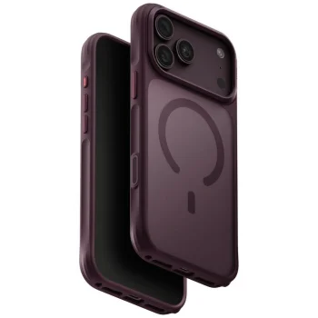 Uniq Veren Magclick dėklas telefonui iPhone 18 Pro Max / 17 Pro Max, bordo