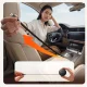 Automobilinis įkroviklis Orico FC-60-2C 60W su ištraukiamu USB-C laidu 65 cm, juodas