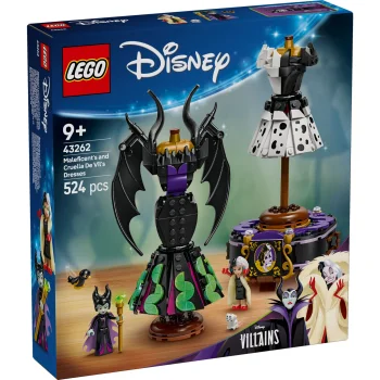 LEGO Disney 43262 Maleficent ir Cruella De Vil konstravimo rinkinys