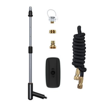 Baseus Clean Guard automobilio plovimo pistoletas su žarna ir šepečiu, 15m