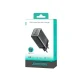 Sieninis įkroviklis Joyroom JR-TG10 65W GaN, 2x USB-C, USB-A ir 1.2 m USB-C laidas, juodas