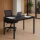 Modernhome NORD-MRBC-BC Table 120x60 cm, Black Marble