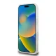 Guess dėklas iPhone 16 Pro telefonui IML Flowers Wreath MagSafe, skaidrus