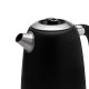 Huslog Retro elektrinis virdulys su temperatūros reguliavimu, 1,7 l, juodas
