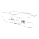 Laidinės ausinės TRUTHEAR Gate su mikrofonu, 10 mm, 3.5 mm, White