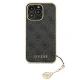 Guess 4G Charms dėklas, skirtas iPhone 13 Pro Max, pilkas