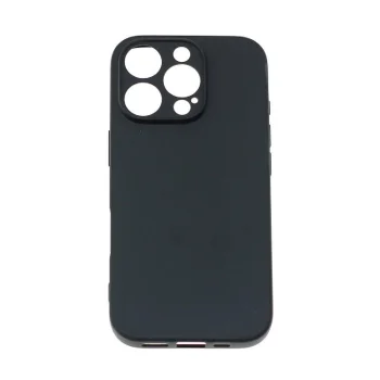 Soft Case for iPhone 16 Pro, TPU Phone Cover, Black