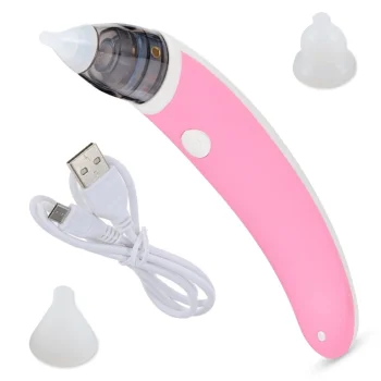 Elektrinis nosies aspiratorius vaikams su filtrais ir USB