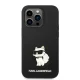 Karl Lagerfeld Silicone Choupette dėklas, skirtas iPhone 14 Pro Max, juodas