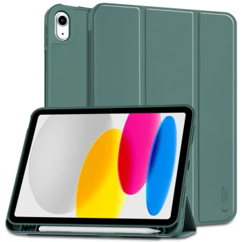 Tech-Protect iPad 10.9" 2022 atverčiamasis dėklas SC Pen, žalias