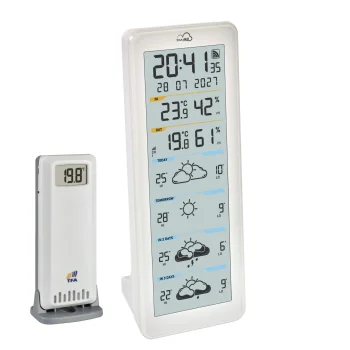 TFA TFA.me 35.8108.02 ID-06 WLAN Wireless Weather Station, White