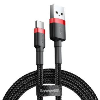 Baseus 50cm 3A USB-C / Type C to USB Data Charging Cable (Black) for Samsung Huawei Xiaomi